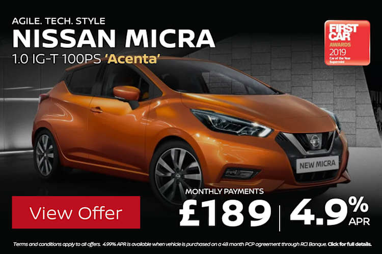 Nissan Micra Tech Advanced Small Car Chorley Group