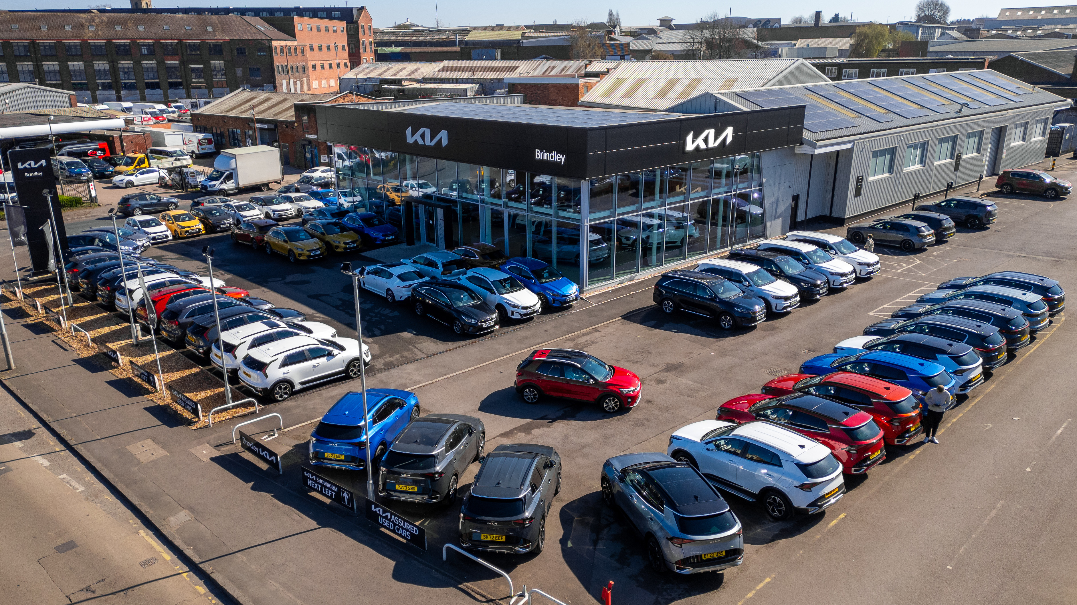 Brindley Kia Wolverhampton Aerial