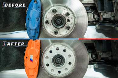 Brake caliper paint in Dubai