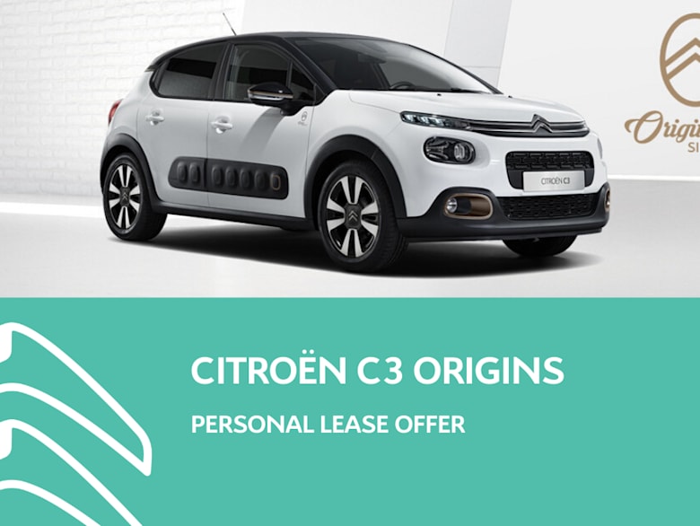 Citroen C3 Origins From 199 Per Month On Personal Lease Kings