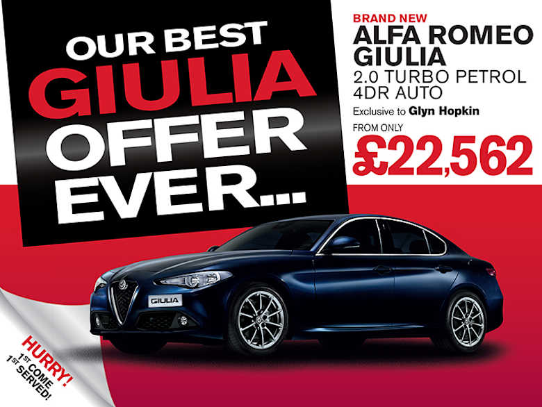 Brand New Alfa Romeo Giulia 2 0 Turbo Petrol 4dr Auto Pcp Offer