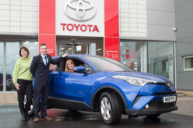Snows Toyota Exeter Have A Winner Of Our Charity Prize Draw For