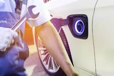 Cost of servicing shop electric cars