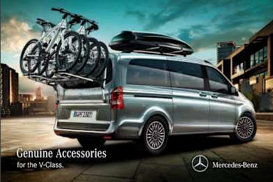 Mercedes v store class bike carrier