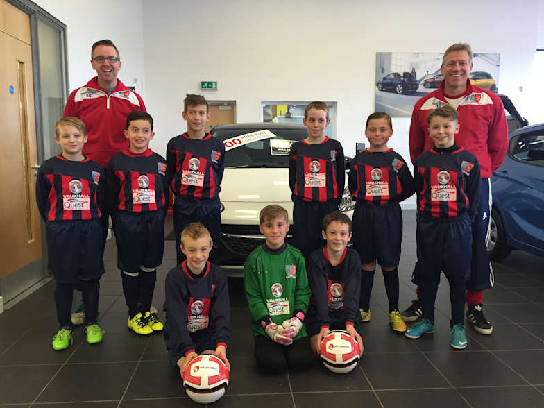 Quest Motor Group Sponsor Tiptree And Maldon Football Team