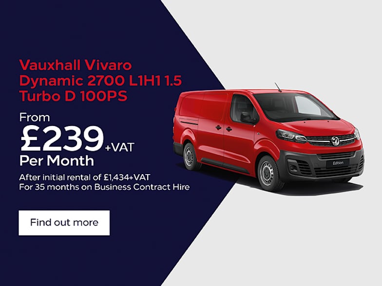 vauxhall vivaro contract hire