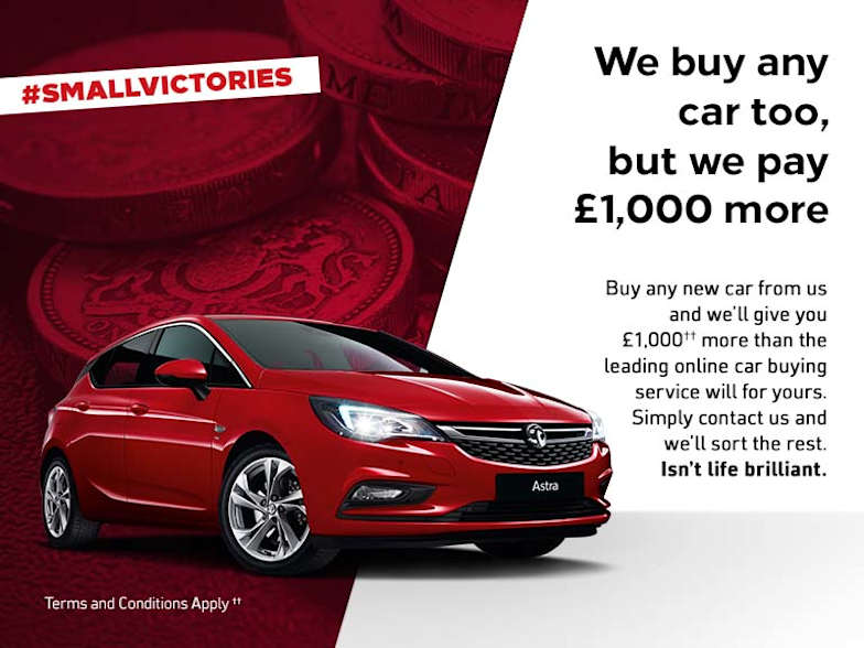 Vauxhall Part Exchange Programme Makes Your New