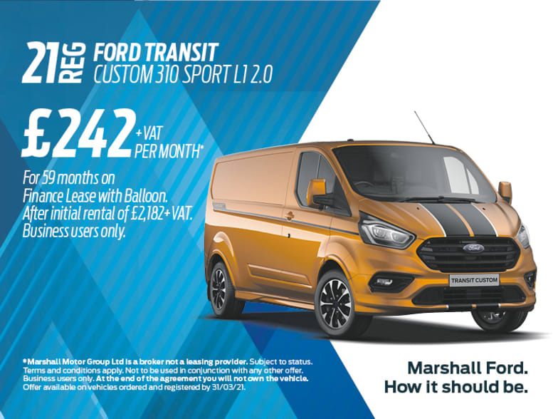 finance ford transit custom