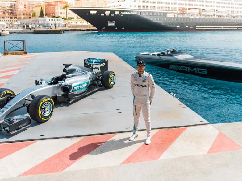 Mercedes F1 Team Showcases Boats In Monaco Jardine Motors