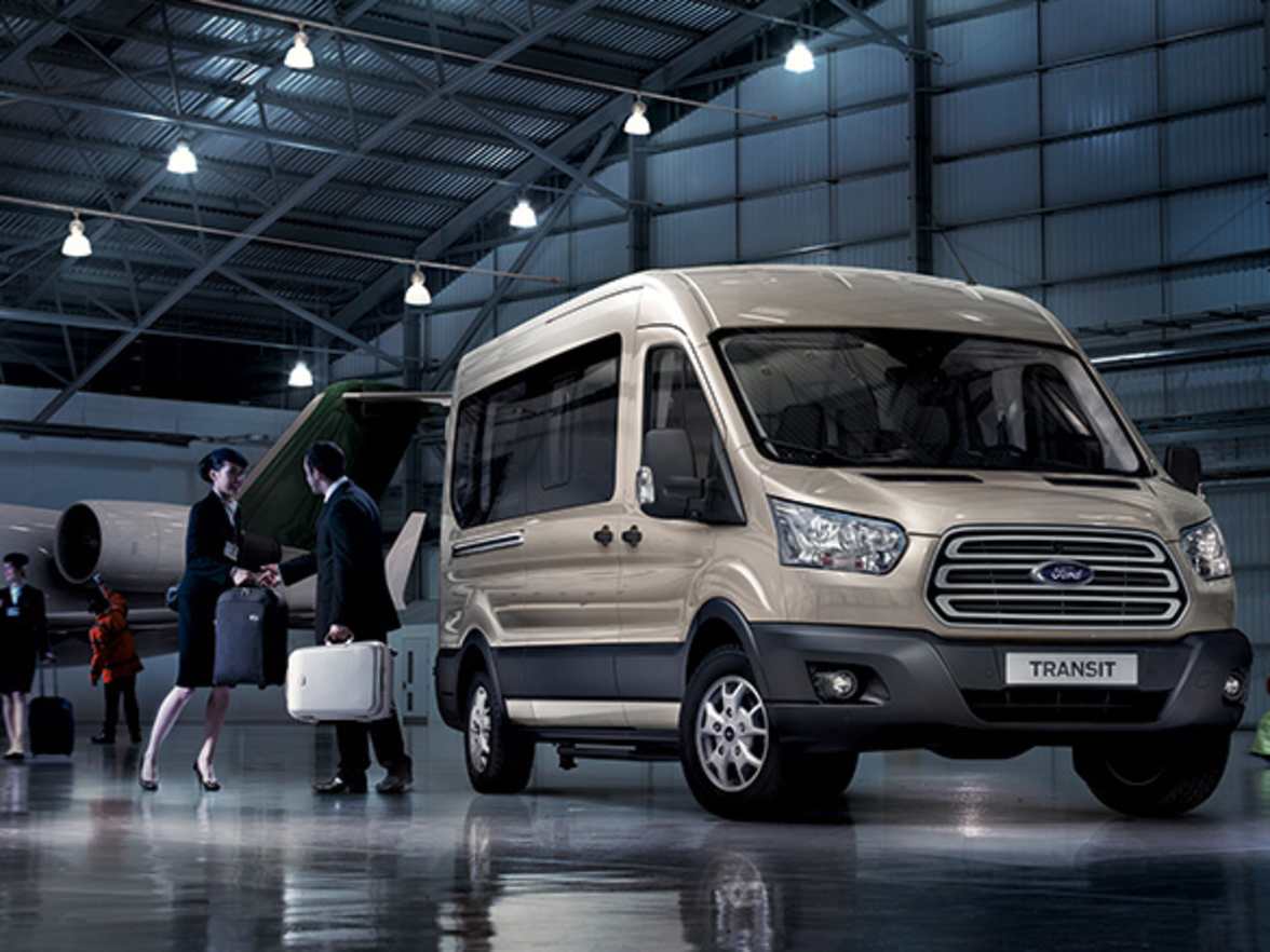 Modern minibus Ford Modern minibus Ford