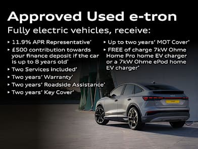 Used Audi e tron Offer Used Car Offers Yeomans Audi in Cornwall