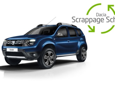 DACIA ANNOUNCES NEW SCRAPPAGE SCHEME