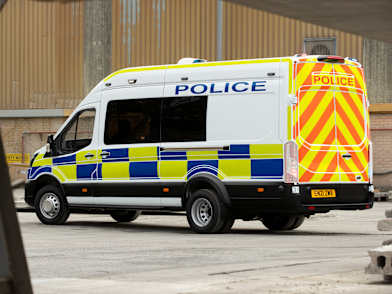 Blue police deals vans uk