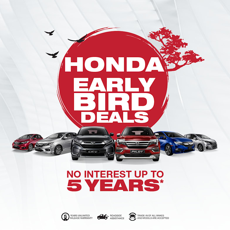 Catch The Early Bird Deals From Al Futtaim Honda