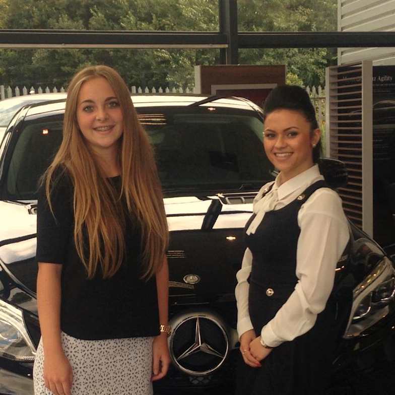 Mercedes Benz Of Newbury Assist Student With Work Placement Sytner Group Limited