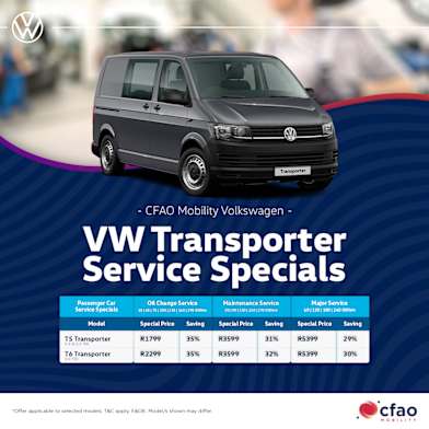 Vw service specials sale