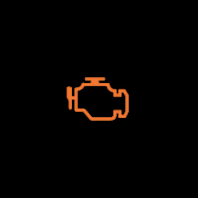 Engine store warning lights
