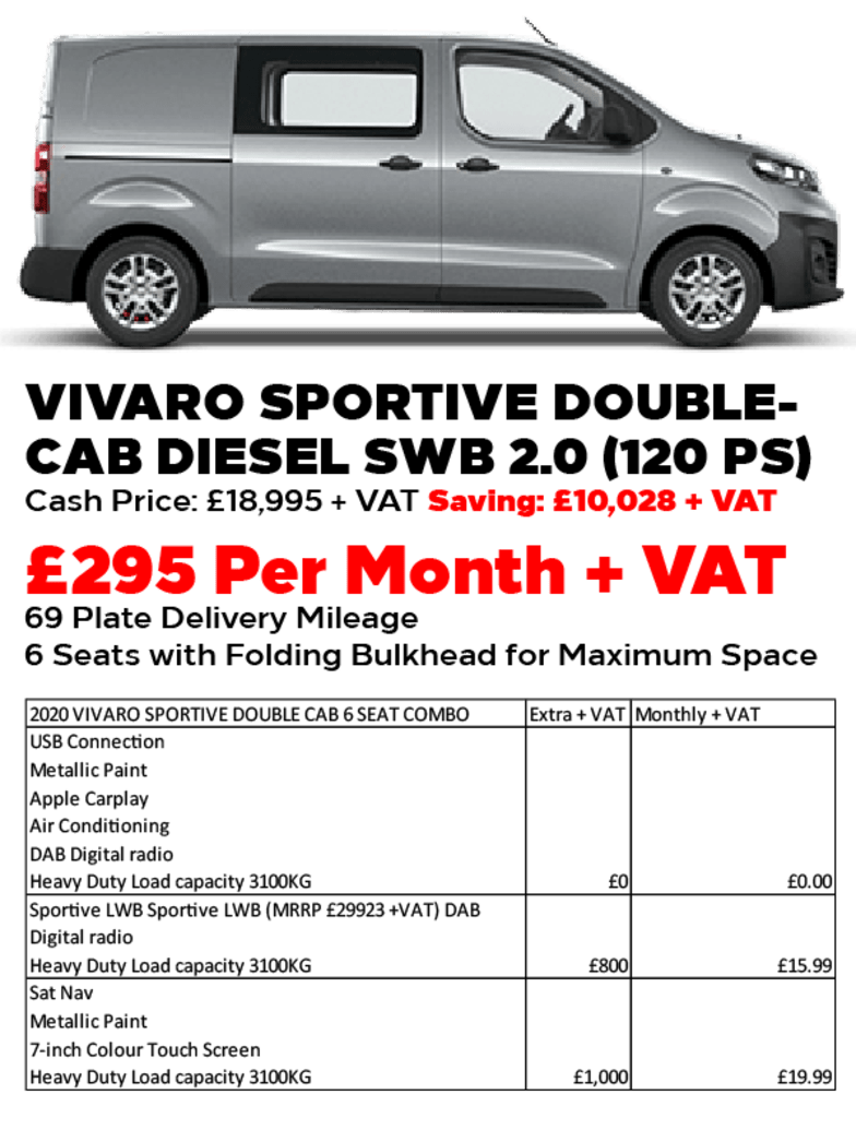 pre reg van deals