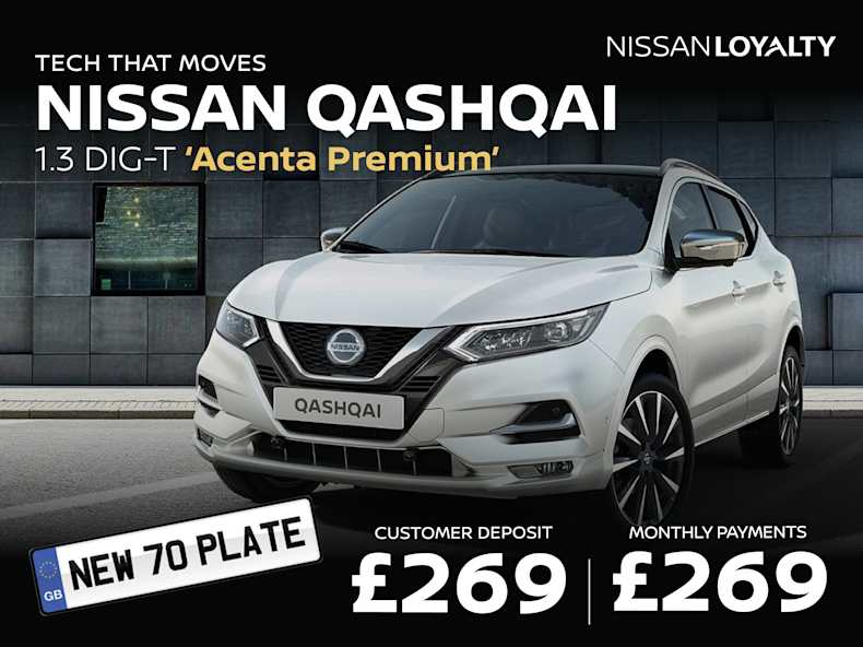 Nissan Qashqai 1 3 Acenta Premium From 269 Per Month Chorley Group
