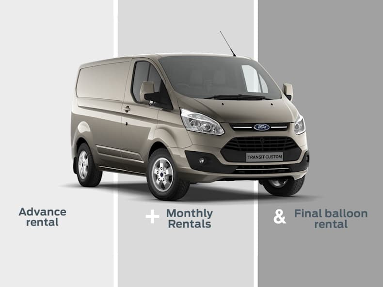 ford transit custom finance lease