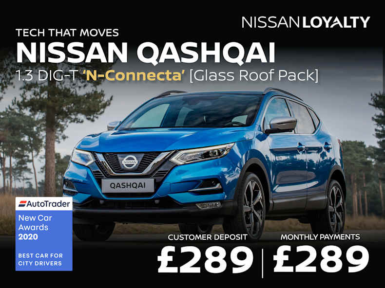 Nissan Qashqai N Connecta Deal From 289 Per Month