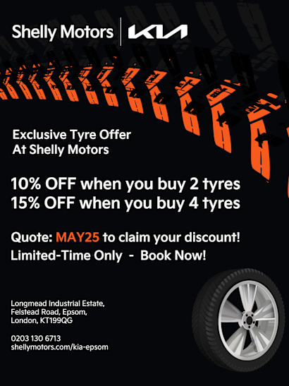 Kia Epsom tyre offer