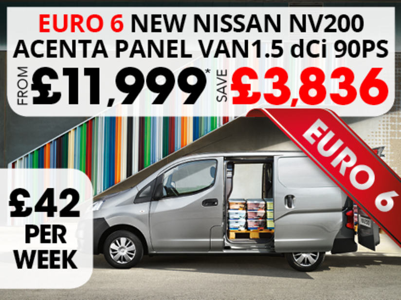 pre reg nissan nv200