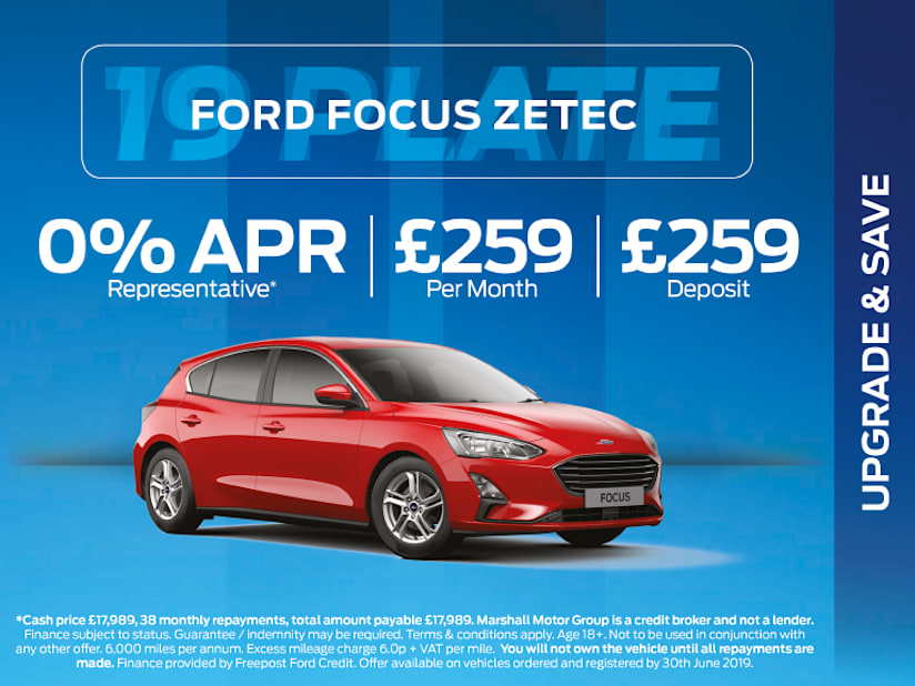 All New Ford Focus Exclusive Offers Available From 259 A Month
