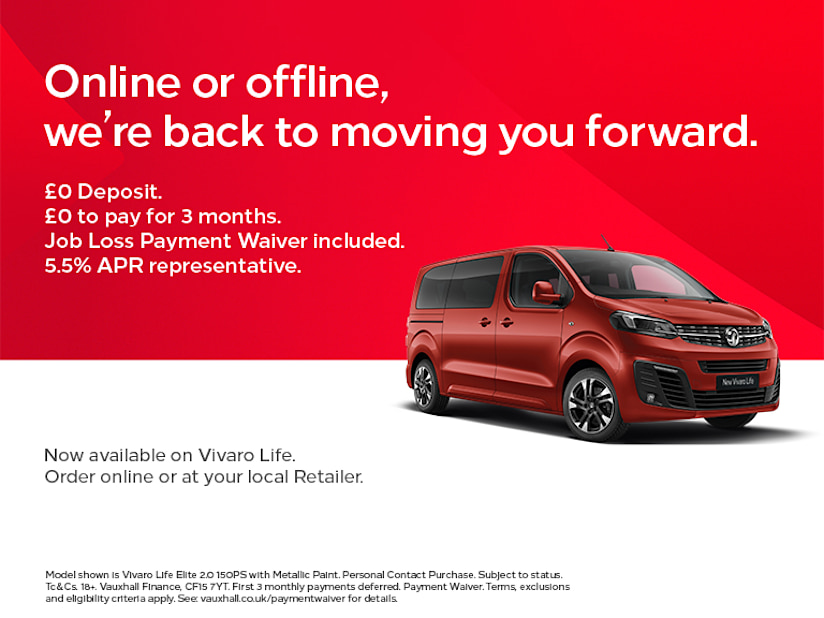 vauxhall vivaro 0 finance