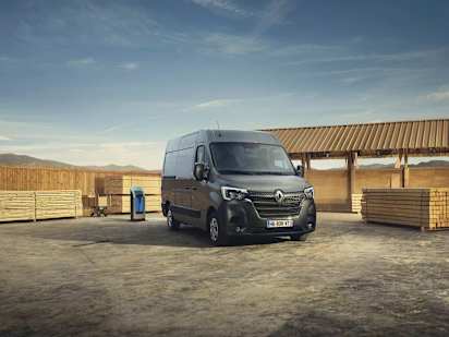 Renault master store electric van