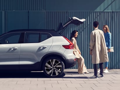 XC40 Recharge. For every you., From lattes to laptops, when you need space  - we give you SPACE. The all new Volvo XC40 Recharge Pure Electric with  smart storage takes 'organized