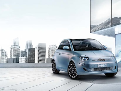 Fiat 500 top electric colours