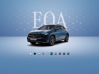 Mercedes eqa shop denim blue