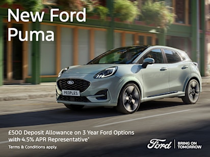 New Ford Puma Edinburgh Falkirk Livingston and Liverpool Peoples