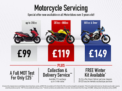 Service Plan Offer Reading Marshall Honda Bikes