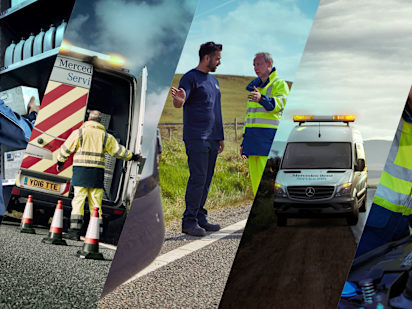 FREE 24 7 roadside assistance for your Mercedes Benz vehicle with MobiloVan Andover Croydon Fareham Portsmouth Southampton Marshall Mercedes Benz Truck Van