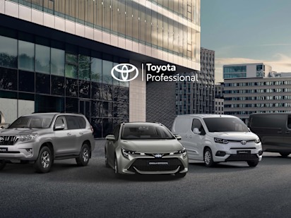 Toyota shop van range