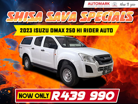 2023 Isuzu D-Max 250 Hi-Rider Auto – R439 990