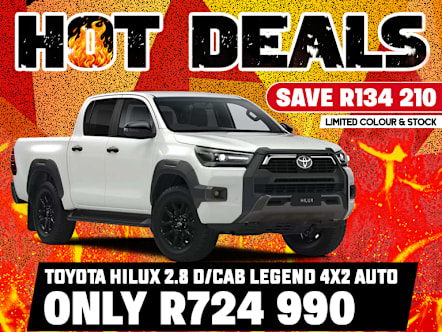 Toyota Hilux 2.8 Legend 4x2 Auto – R724 990