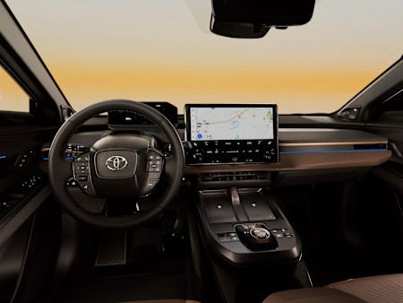 Toyota bZ4X Touring Cabin and Dashboard