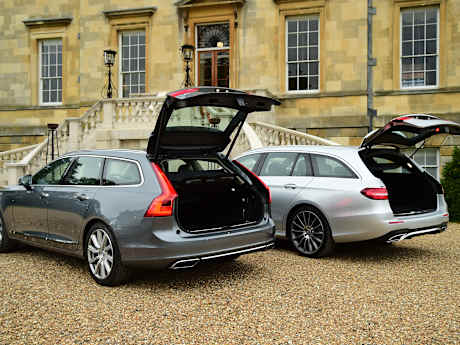 The New V90 Vs The Mercedes E Class Estate Helston Garages Volvo