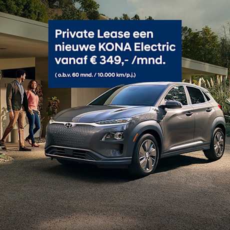 Hyundai Kona Electric Private Of Zakelijk Leasen Vanaf 349 Hyundai Wittenberg
