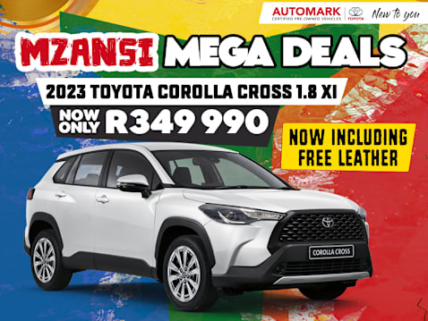 2023 Toyota Corolla Cross 1.8 Xi – R349 990