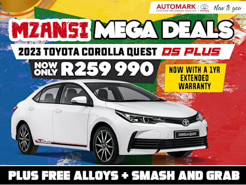 2023 Toyota Corolla Quest 1.8 DS Plus – R259 990