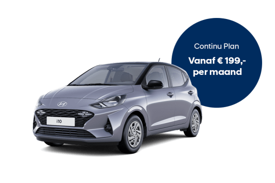 Hyundai Continu Plan - i10 actie - Hyundai Wittenberg