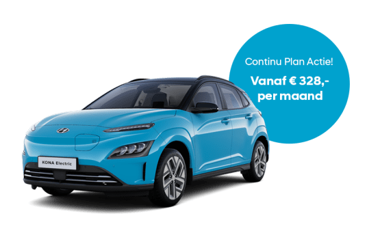 Hyundai Continu Plan - KONA Electric actie - Hyundai Wittenberg