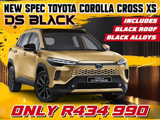 2025 Corolla Cross XS “DS Black” Edition – R434 990