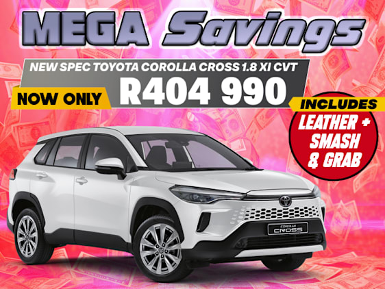 2025 Corolla Cross 1.8 Xi CVT – R404,990