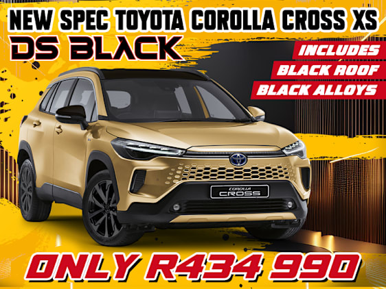 2025 Corolla Cross XS “DS Black” Edition – R434 990