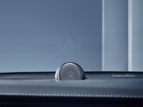 Bowers & Wilkins speakers inside a Volvo XC90 SUV.